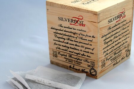 Tea tea bags tea box
