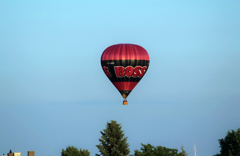 Hot air ballooning wind direction