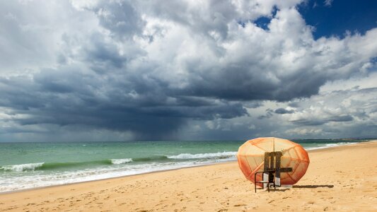 Dramatic landscape coastline