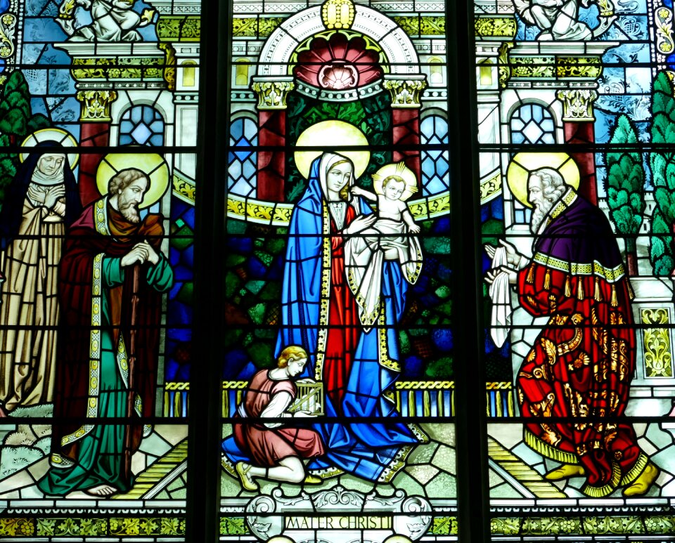 Stained glass image england