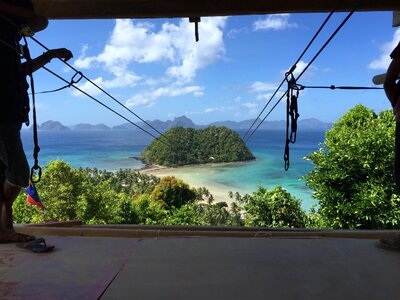 Palawan el nido zipline photo