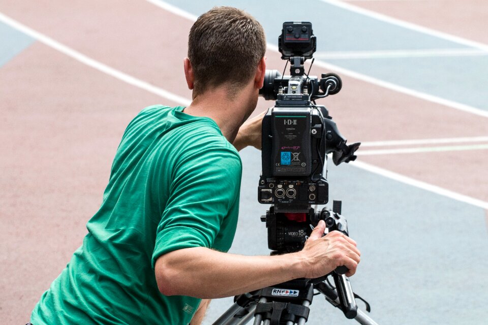 Athletics camera cinematographer