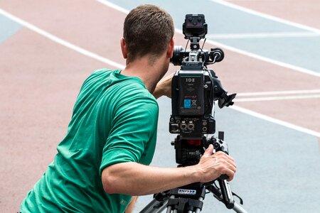 Athletics camera cinematographer