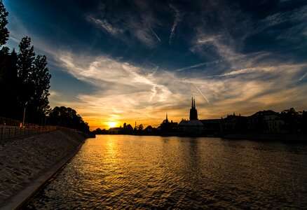 City river architecture photo