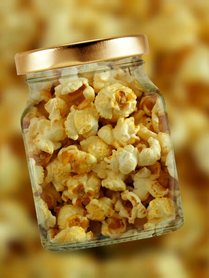 Lid corn corn kernels