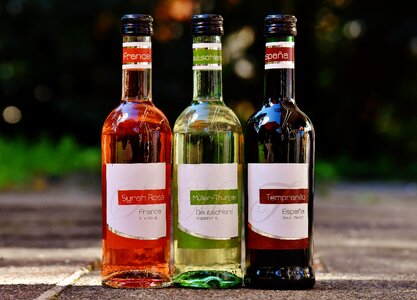 Weinstube alcohol bottles