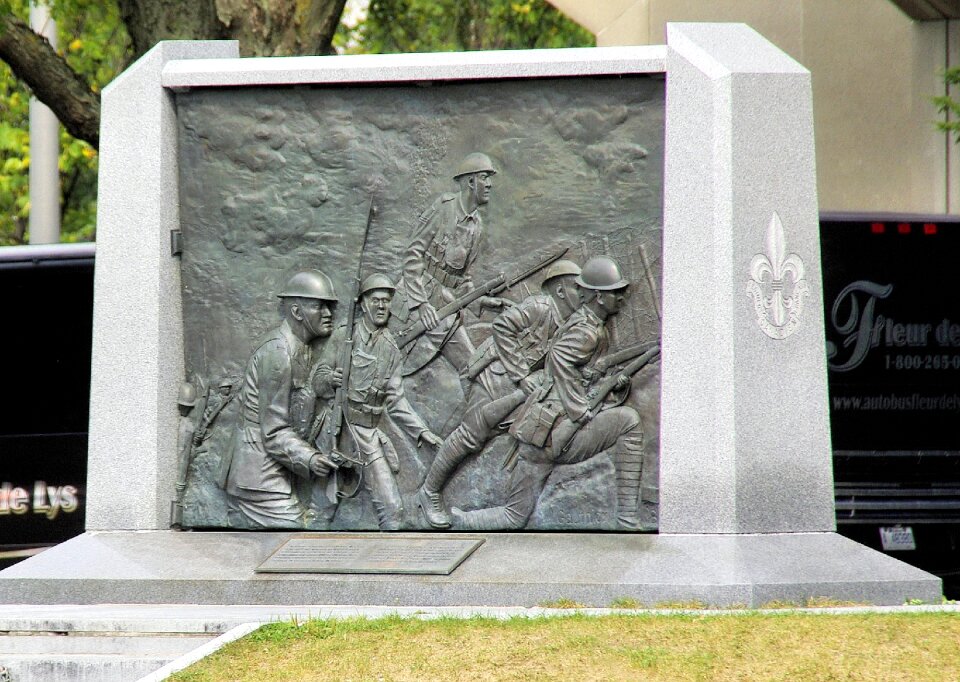 Bronze memorial history
