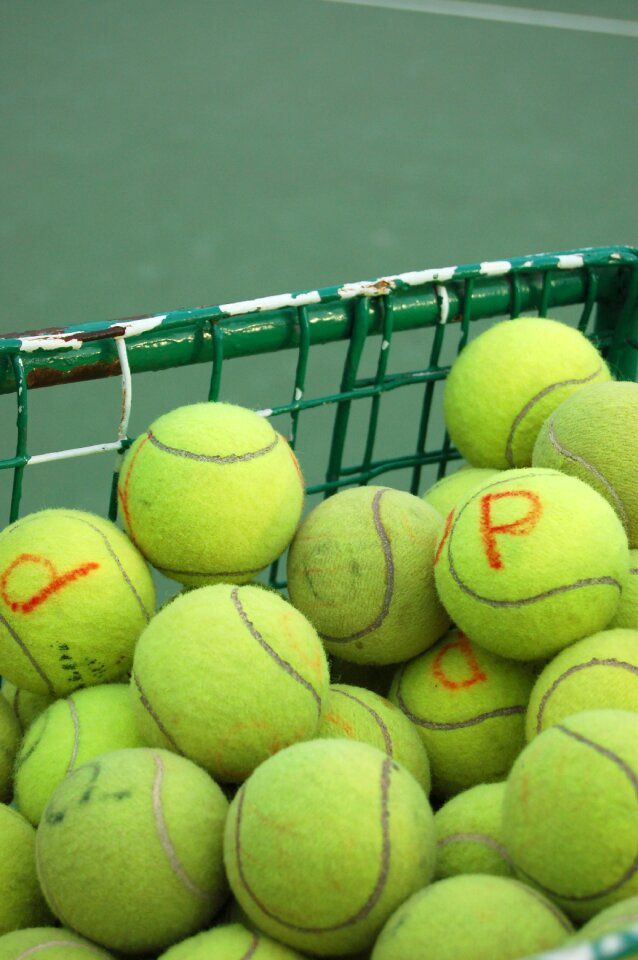 Green play tennis ball