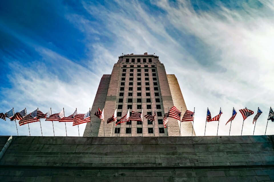 Urban skyline building