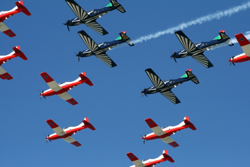 Sliver falcons air force airplanes