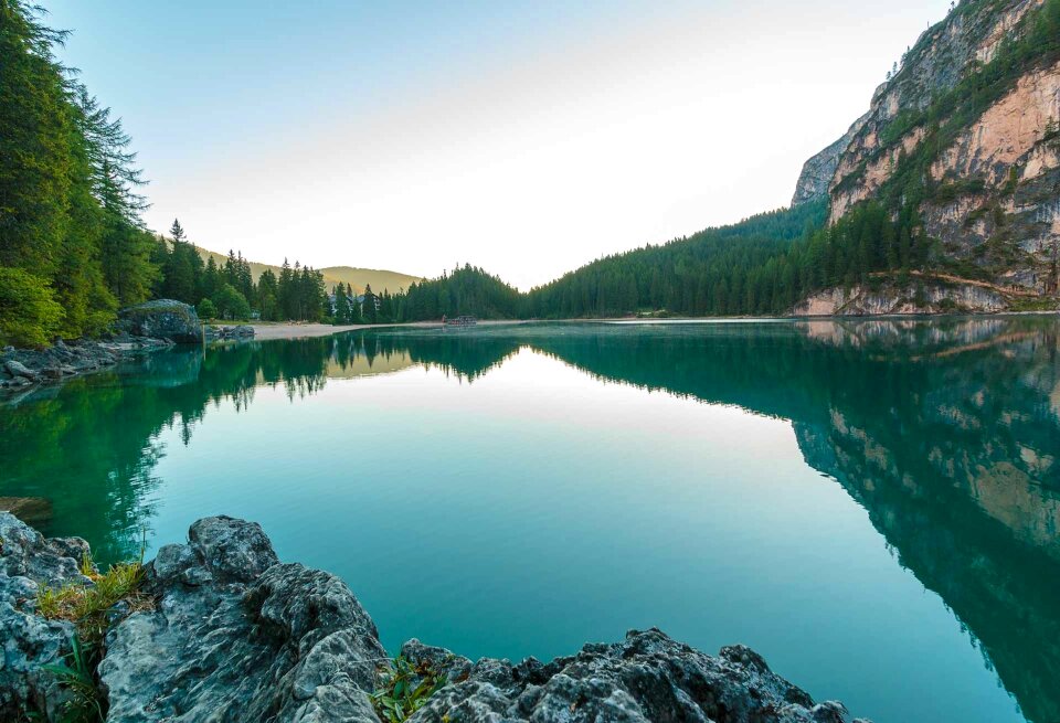 Mountain lake nature water