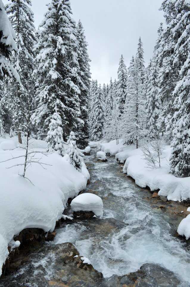 Winter landscape mountain ski