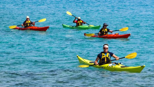 Canoeing summer adventure photo