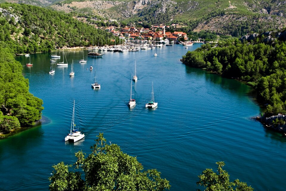 Europe summer landscape