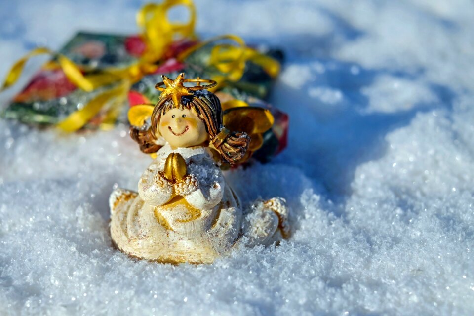 Sitting snow cold