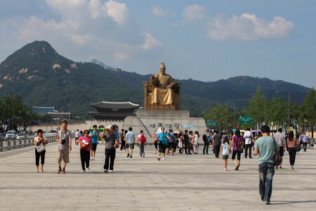 Seoul south korea statue