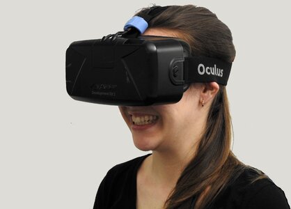 Technology virtual reality photo