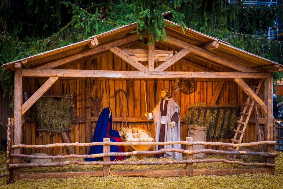 Christmas story christmas crib figures crib photo