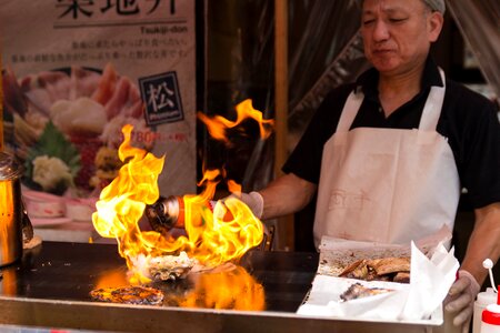 Brown fire brown cooking brown chef