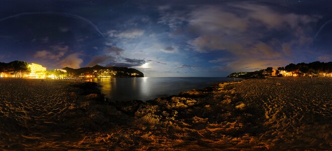Sea rock spain