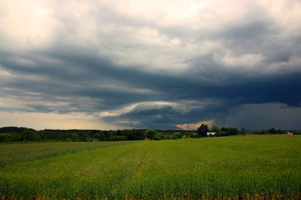Cloud cover nature blue