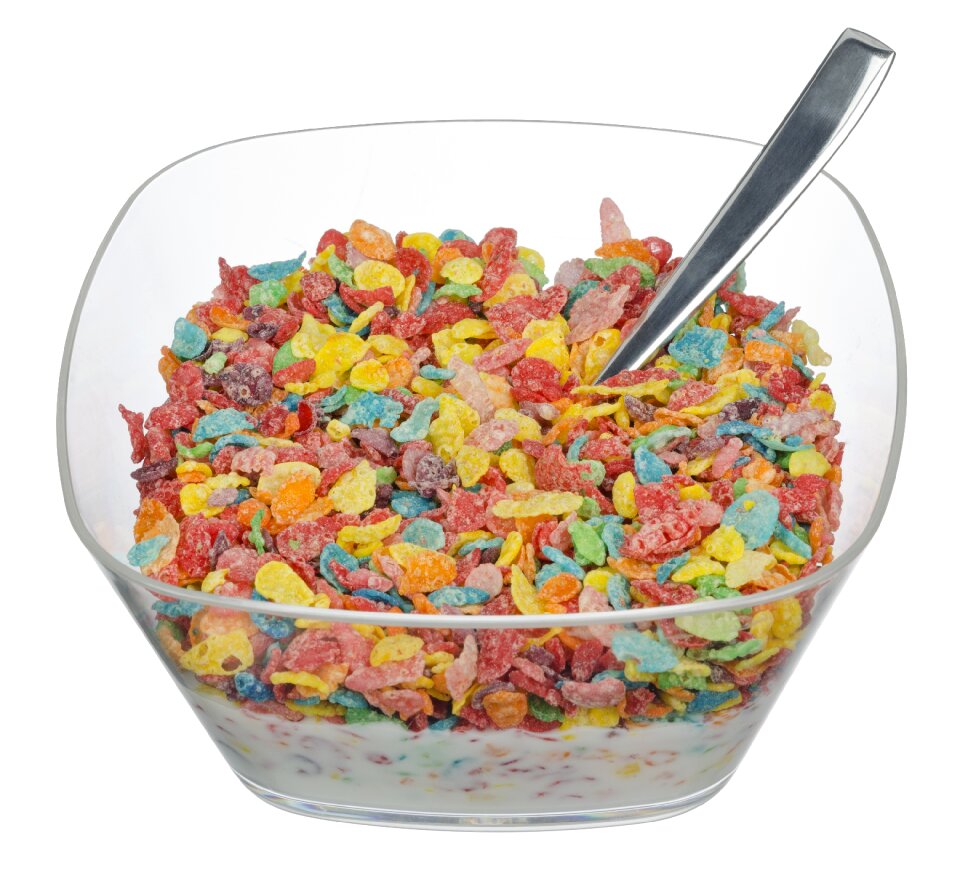 Cereal fruity pebbles