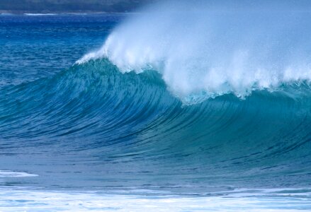 Ocean wave water nature photo