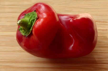 Red pepper vegetarian vitamins photo