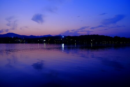 Hangzhou west lake sunset