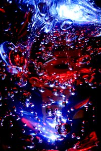 Abstract glass light coloring