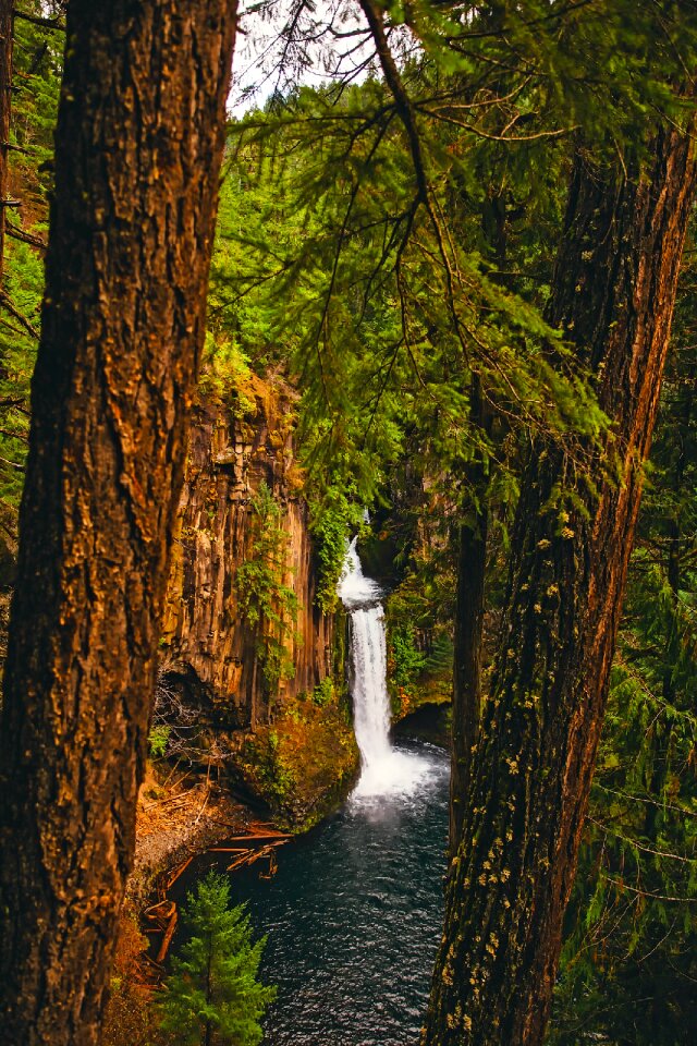 Falls river stream photo