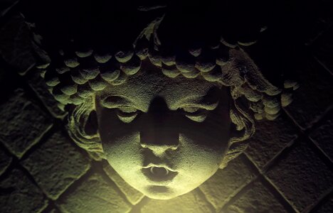 Horror stone scary