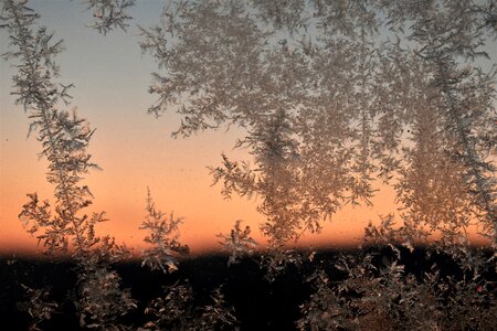 Cold frozen ice