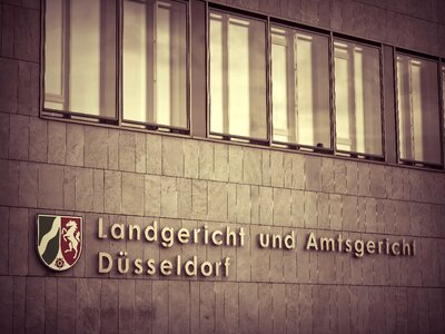 Coat of arms architecture court
