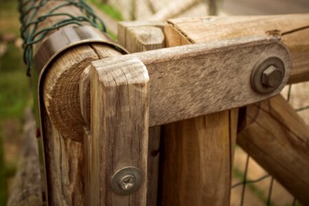 Door handle wooden
