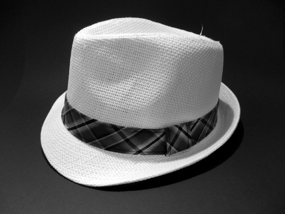 Straw hat retro headwear