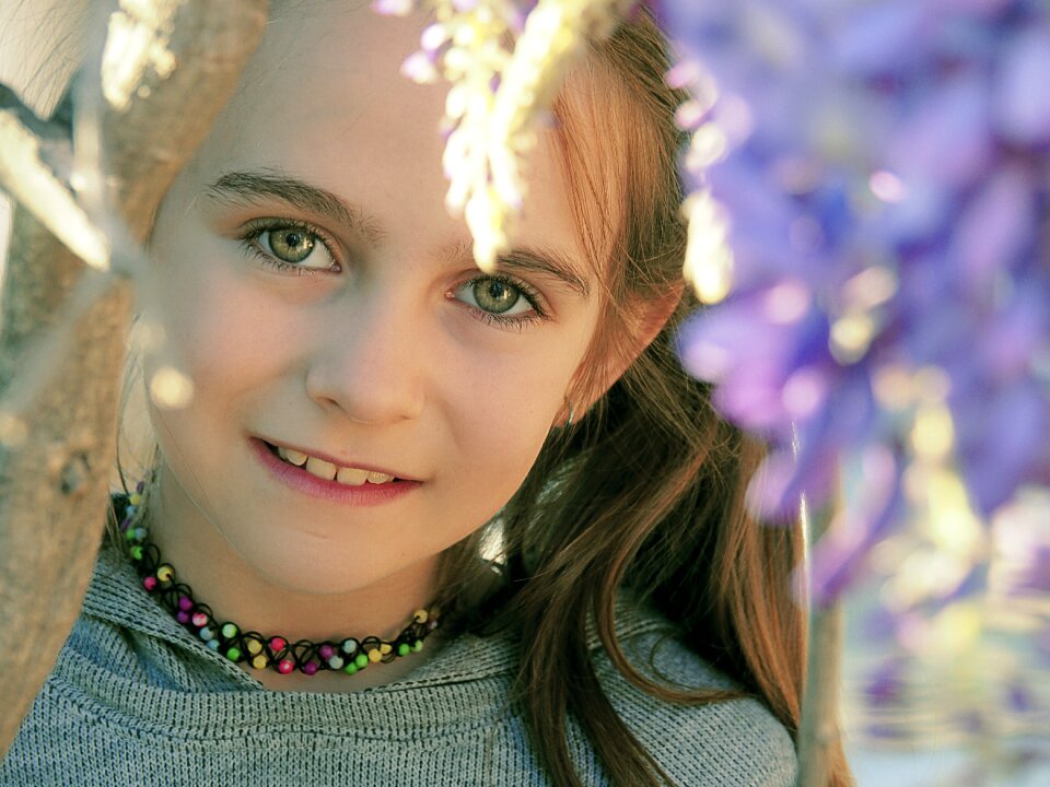 Smiling childhood child