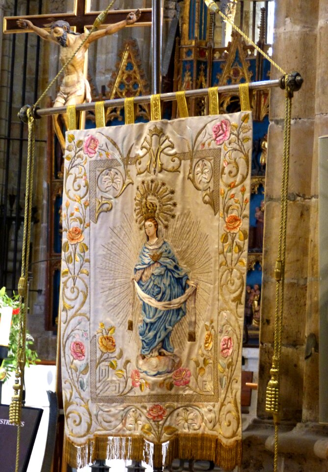 Virgin tape religious image tortosa