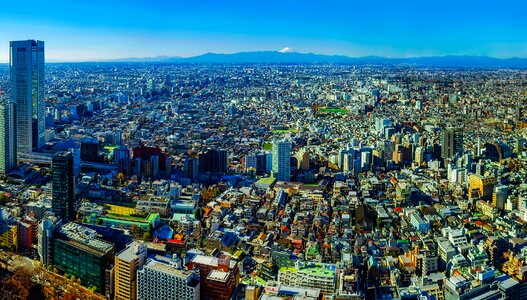 City urban buildings