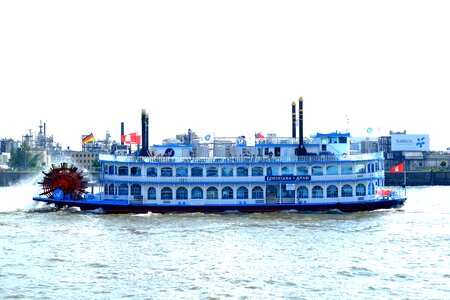 Water boat paddle steamers photo