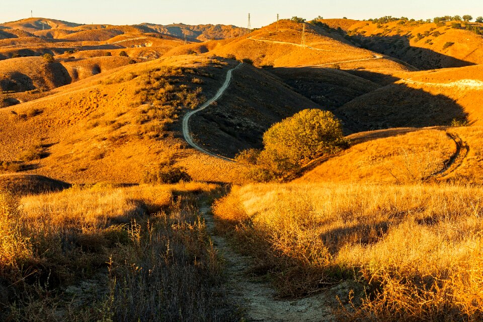 Scenic walking hiking