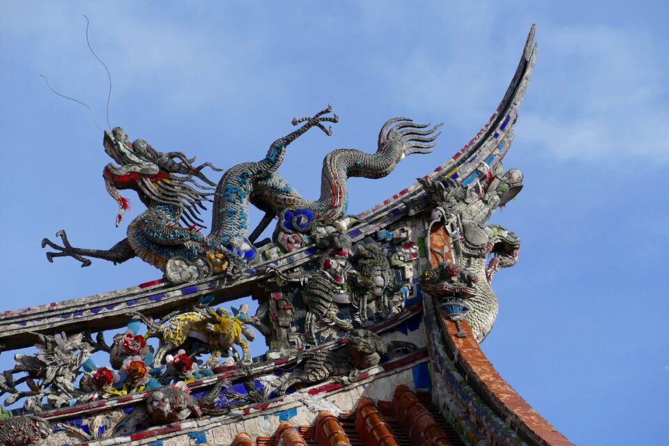 Asia temple longshan