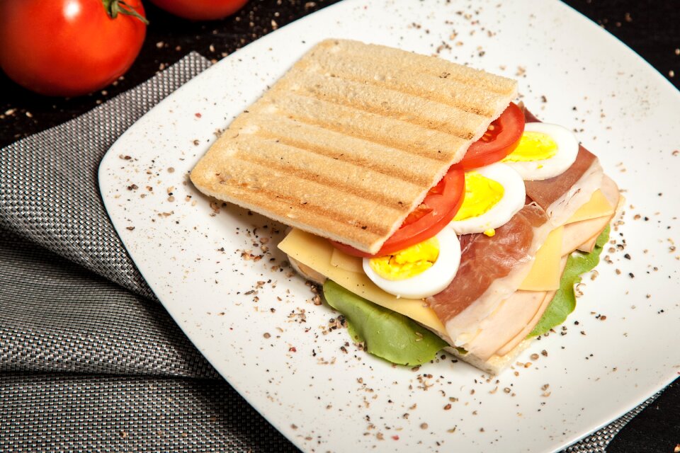 Delicious dinner egg