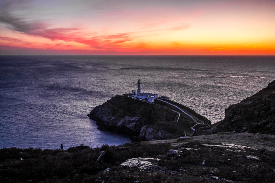 In the evening twilight angelsey photo