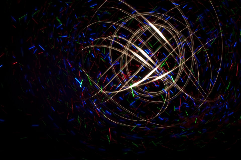 Abstract background light painting photo