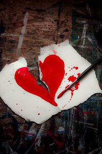 Love broken valentine photo