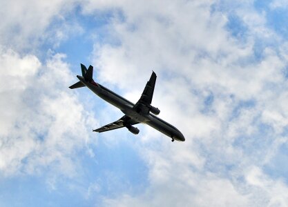 Flying clouds sky photo