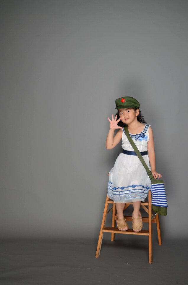 Child girls studio