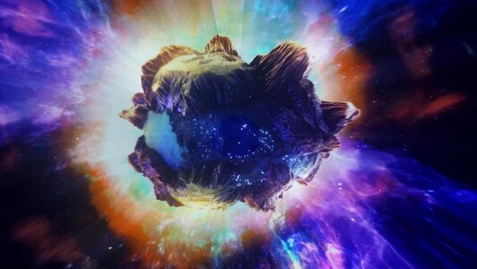 Asteroid exploration comet