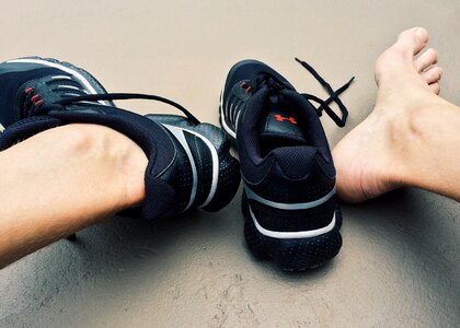 Train athlete feet